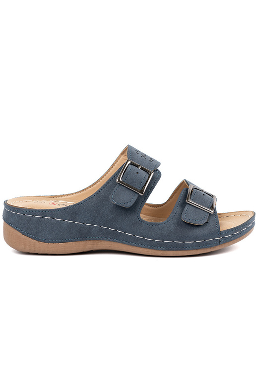 Sandalen op een lage plateau met... Sandalen op een lage plateau met...