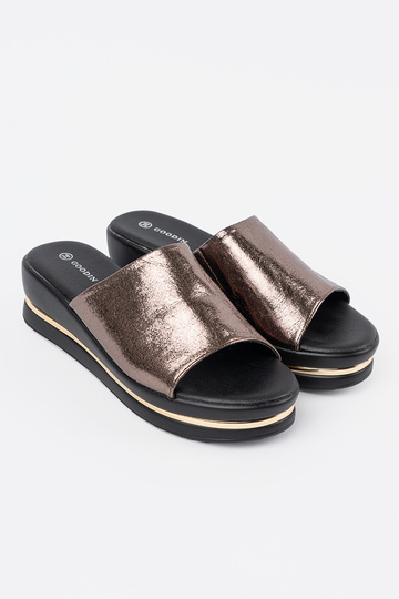 Dames slippers met metalen... 2