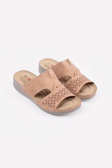 slippers op lage sleehak... 2