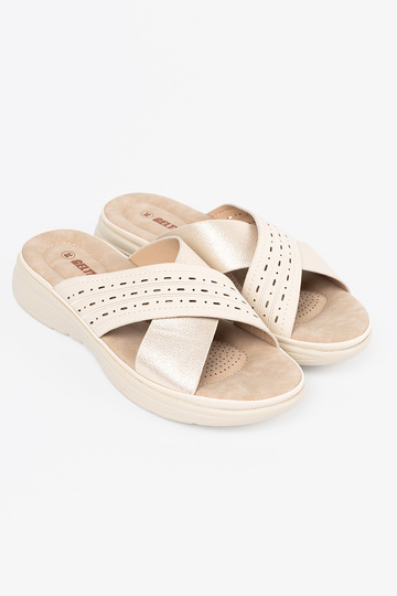 Slippers met platform in... 2