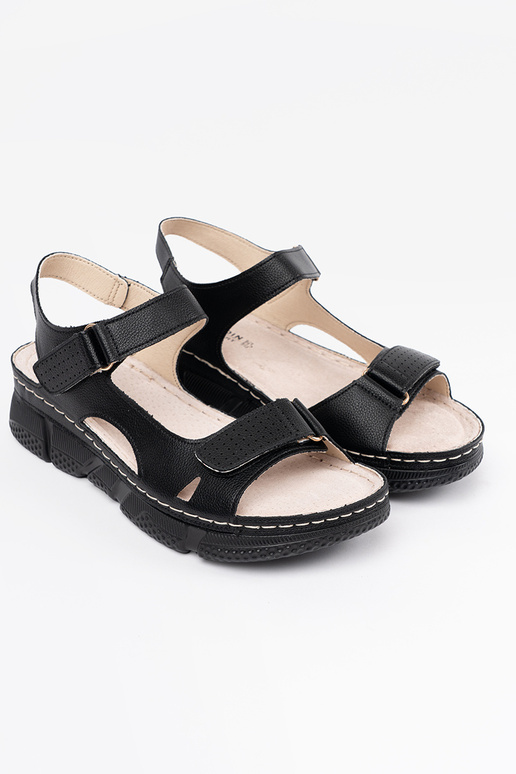 Zwarte klassieke sandalen voor dames Zwarte klassieke sandalen voor dames