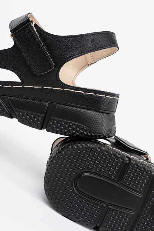 Zwarte klassieke sandalen voor dames Zwarte klassieke sandalen voor dames