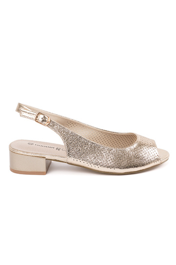 Gouden opengewerkte dames...