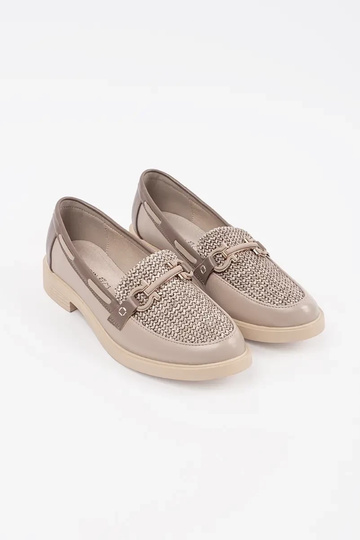 zandkleurige instapschoenen... 2