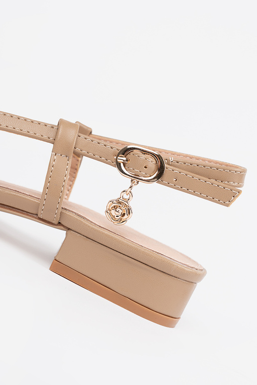 Donkergrijs bruine sandalen Donkergrijs bruine sandalen