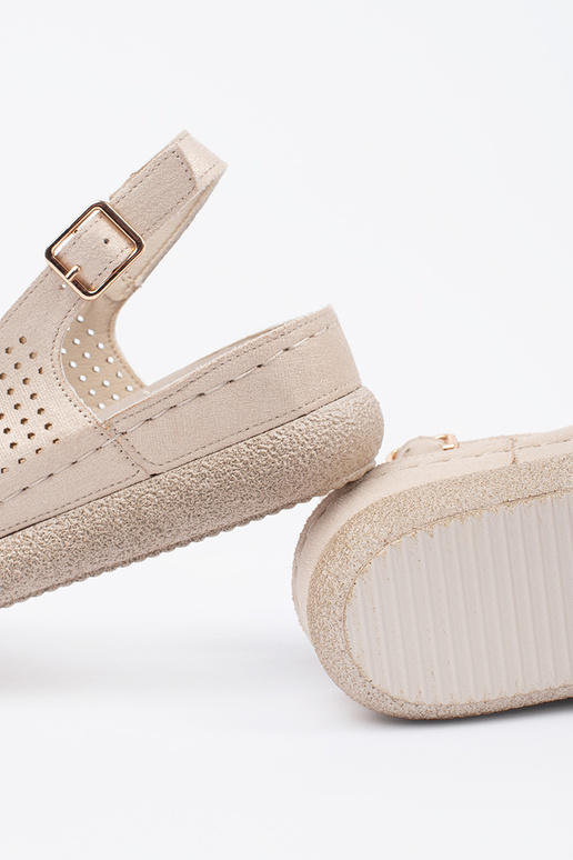 Lichtgouden Comfortabele Sandalen Lichtgouden Comfortabele Sandalen