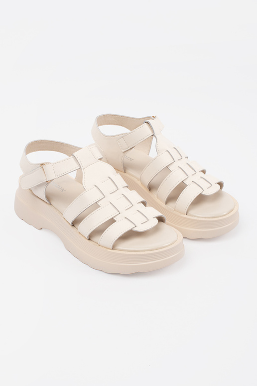 zandkleurige sandalen met platform... zandkleurige sandalen met platform...
