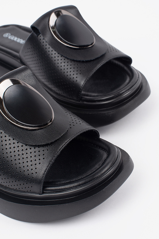 Zwarte Comfortabele Slippers met...