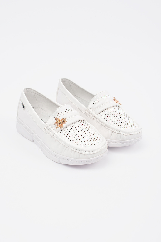 ivoren doorzichtige mocassins ivoren doorzichtige mocassins