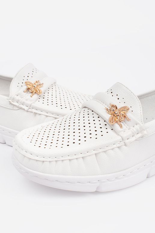 ivoren doorzichtige mocassins ivoren doorzichtige mocassins