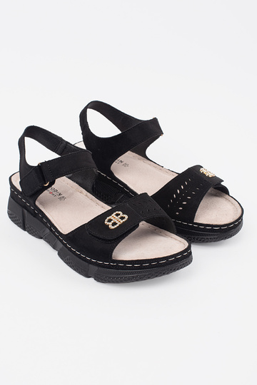 Zwarte sandalen voor dames 2