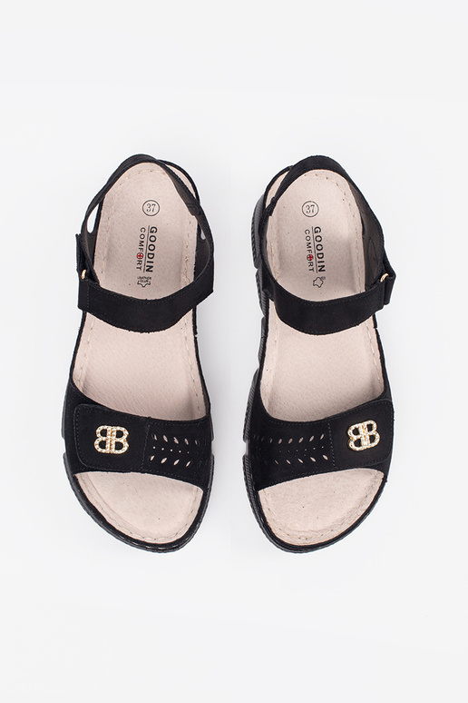 Zwarte sandalen voor dames