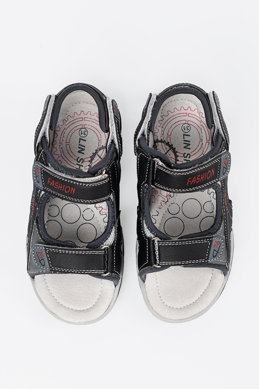 Zwarte jongenssandalen