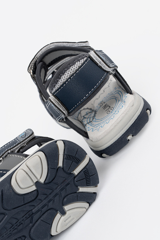 Donkerblauwe jongenssandalen Donkerblauwe jongenssandalen