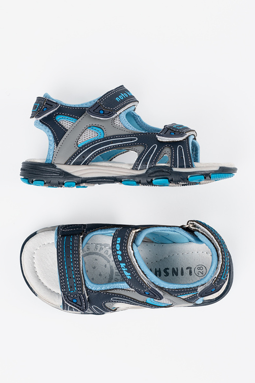 Donkerblauwe jongenssandalen Donkerblauwe jongenssandalen