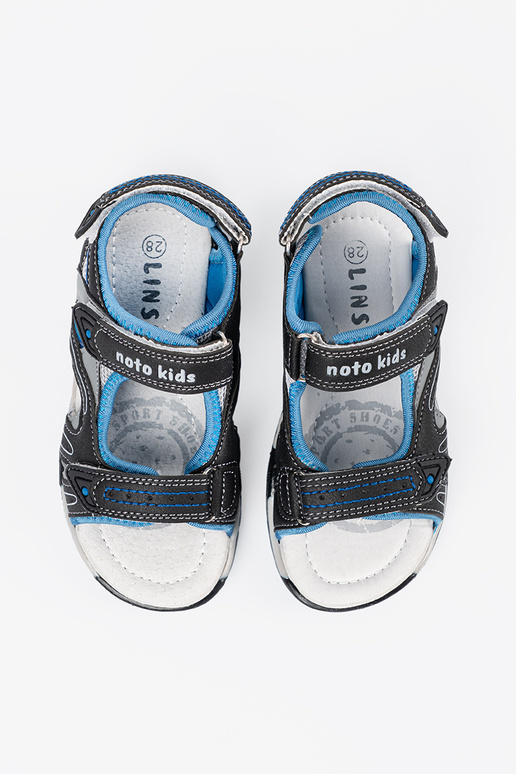 Zwarte jongenssandalen Zwarte jongenssandalen