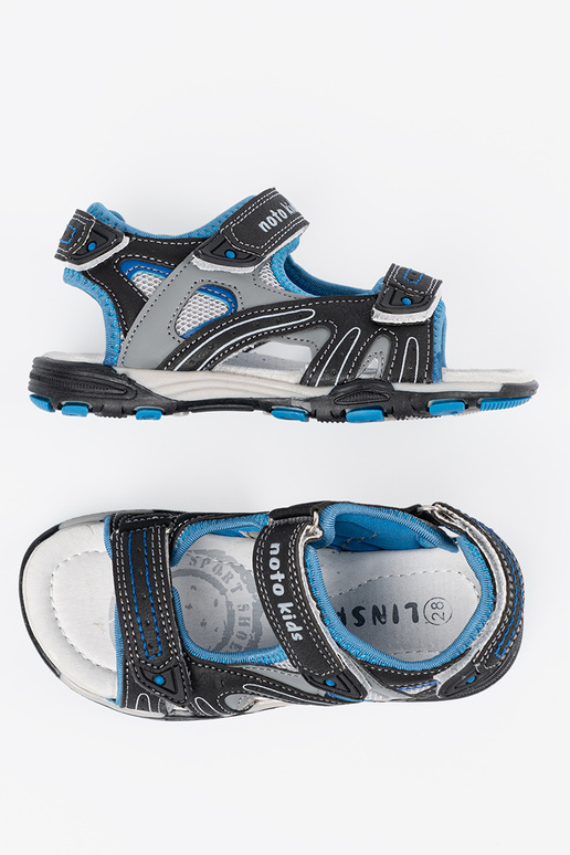 Zwarte jongenssandalen Zwarte jongenssandalen