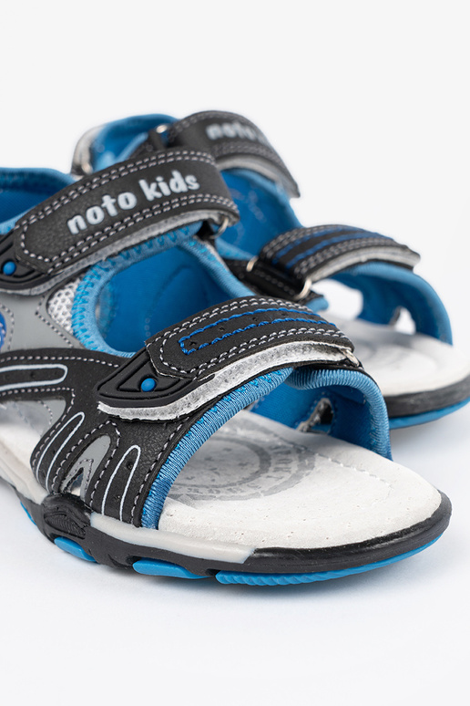 Zwarte jongenssandalen Zwarte jongenssandalen