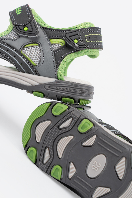 Grijze jongenssandalen