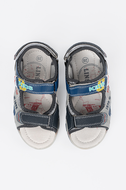 Blauwe jongenssandalen