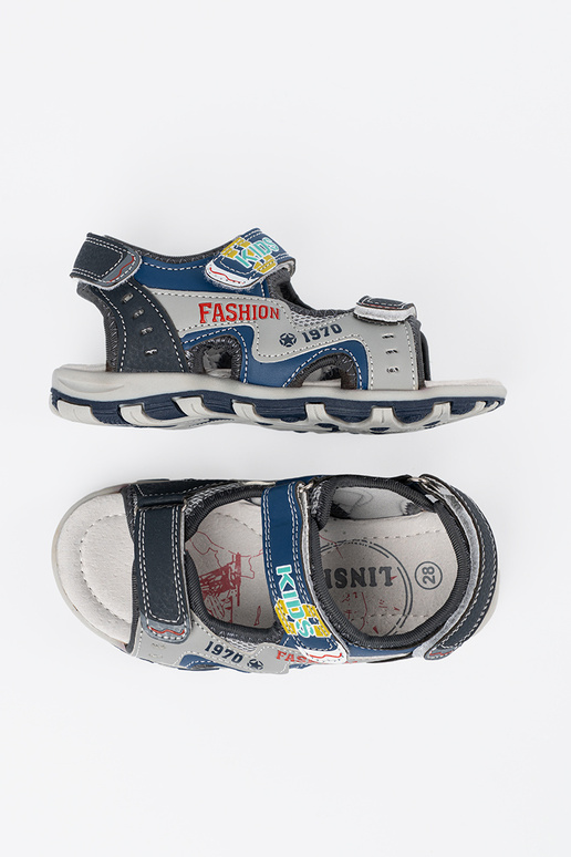 Blauwe jongenssandalen