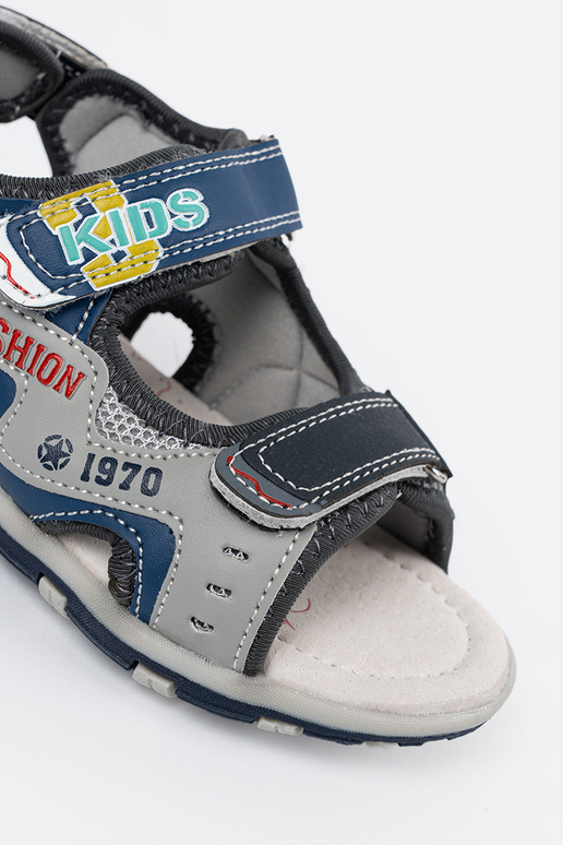 Blauwe jongenssandalen