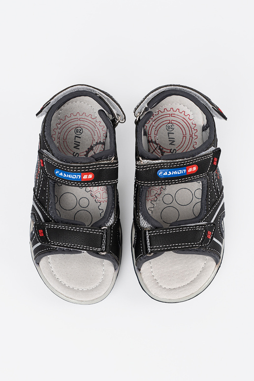 Zwarte jongenssandalen