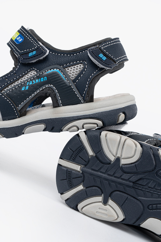 Blauwe jongensschoenen