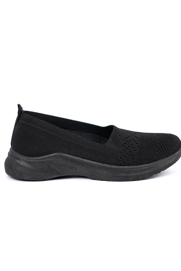 Zwarte kleur instap sneakers