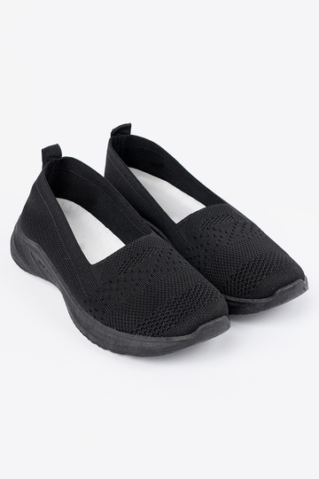Zwarte kleur instap sneakers 2