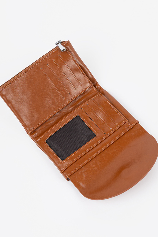 Ivoor kleurige damesportemonnee