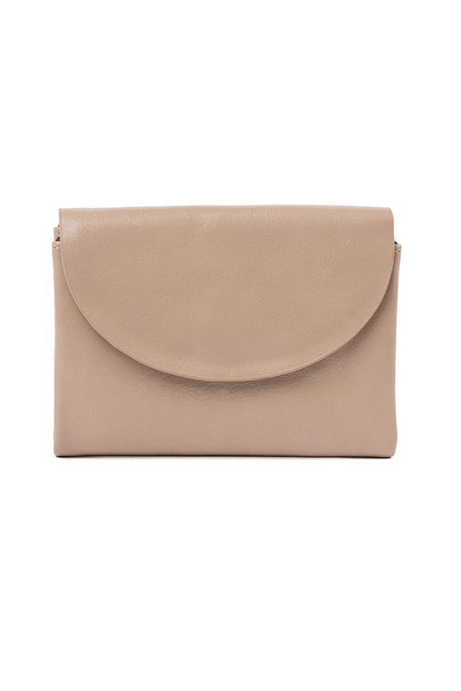 Helder sandkleurige damesportemonnee