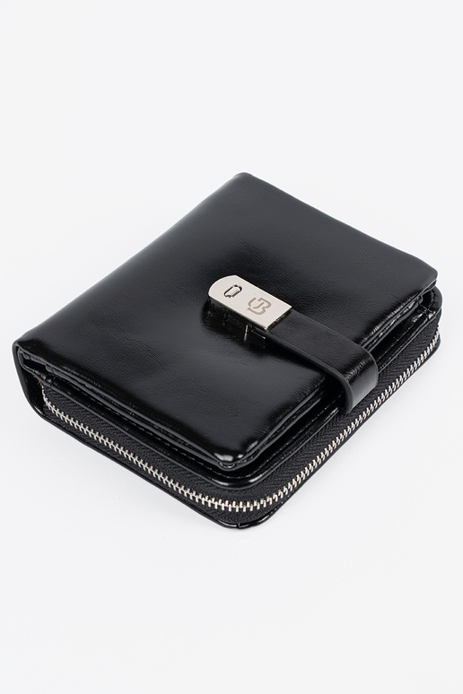 Zwarte elegante damesportemonnee Zwarte elegante damesportemonnee