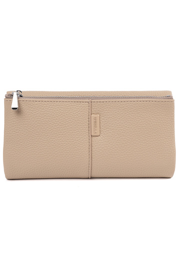 Zandkleurige damesportemonnee