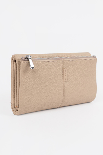 Zandkleurige damesportemonnee 2