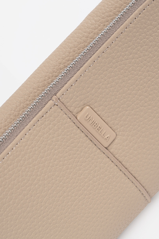 Zandkleurige damesportemonnee