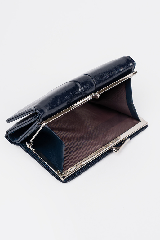 Donkerblauwe damesportemonnee van... Donkerblauwe damesportemonnee van...