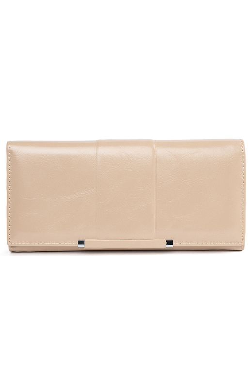 Elegante beige damesportemonnee