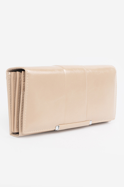 Elegante beige damesportemonnee