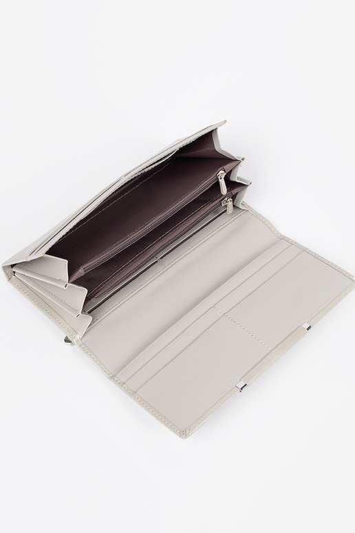 Elegante grijze damesportemonnee Elegante grijze damesportemonnee