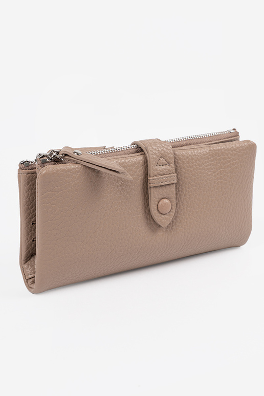 Ivory kleurige damesportemonnee met...