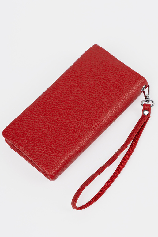 Grote damesportemonnee in rode kleur Grote damesportemonnee in rode kleur