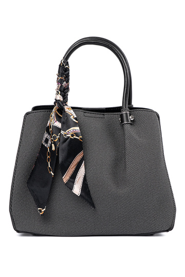 Zwarte middelgrote handtas...