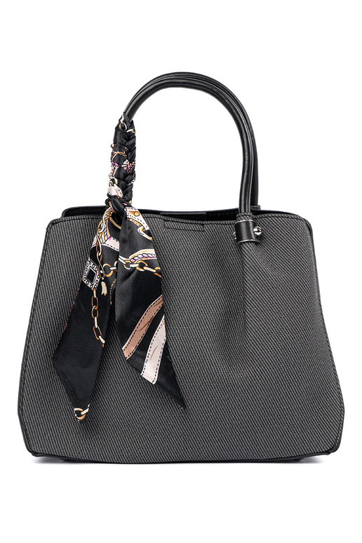 Zwarte middelgrote handtas met...