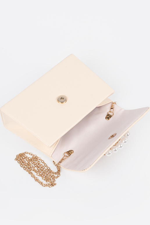 Elegante fel zandkleurige handtas