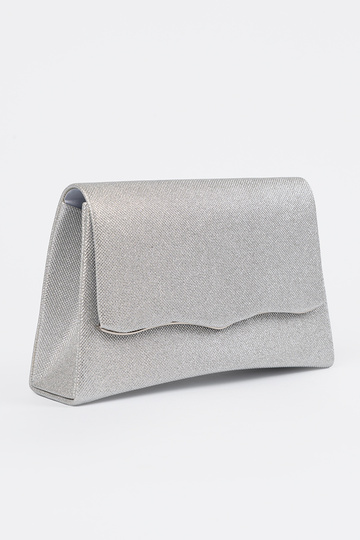 Zilveren handtas met ketting 2