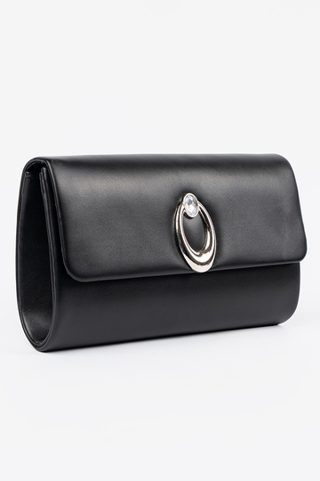 Zwarte envelop handtas met... 2