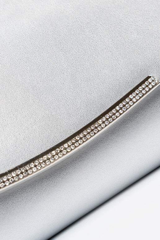 Zilveren tas met ketting