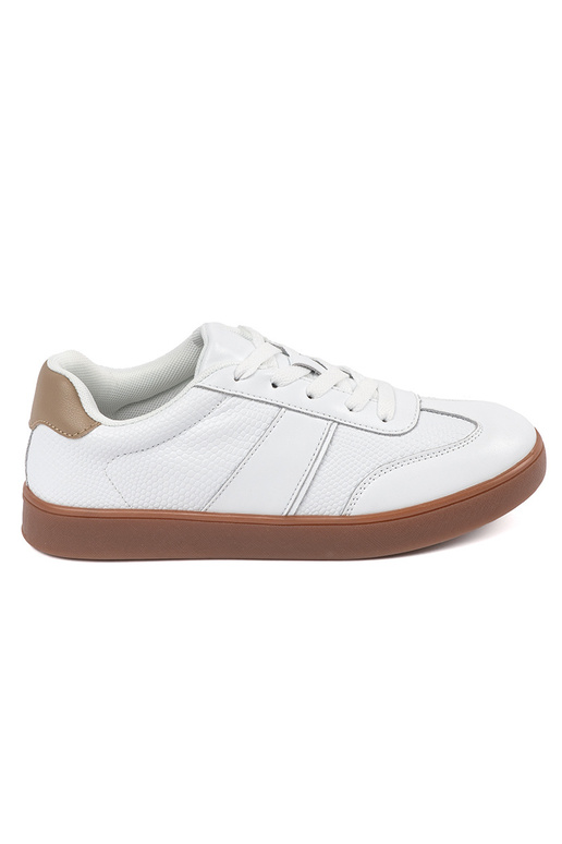 Witte suède dames sneakers Sergio Leone