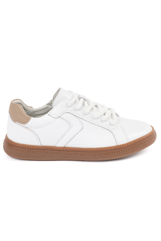 Witte leren dames sneakers Sergio Leone Witte leren dames sneakers Sergio Leone